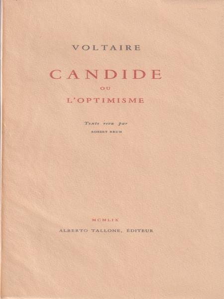 Candide ou l'optimisme