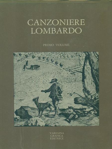 Canzoniere lombardo primo volume