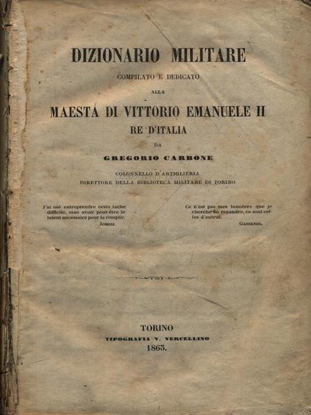 Dizionario Militare