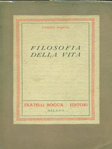 Filosofia della vita
