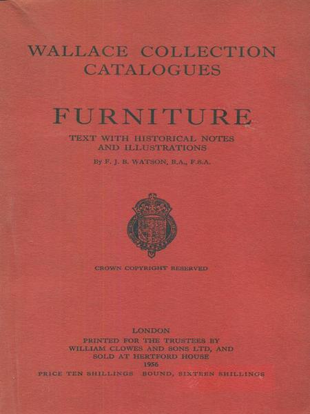 Furniture Wallace Collection Catalogues