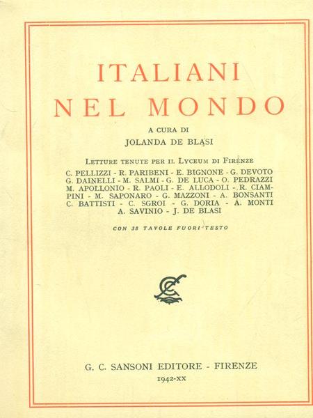 Italiani nel mondo
