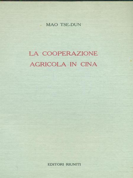 La cooperazione agricoin Cina