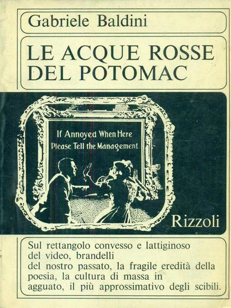 Le acque rosse del Potomac