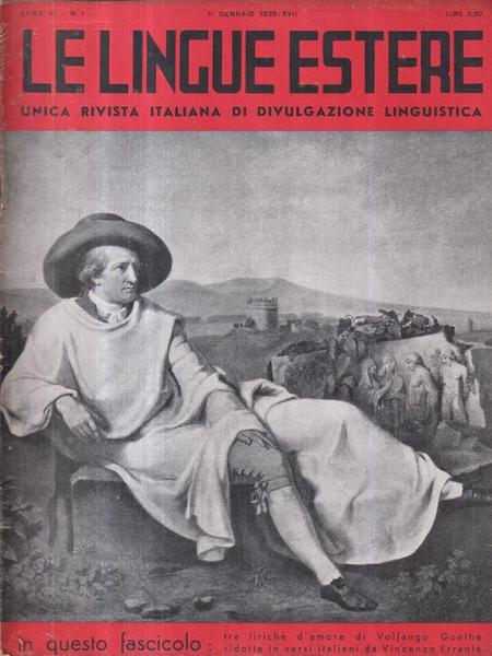 Le lingue estere gen-dic 1939 unica rivista italiana di divulgazione …