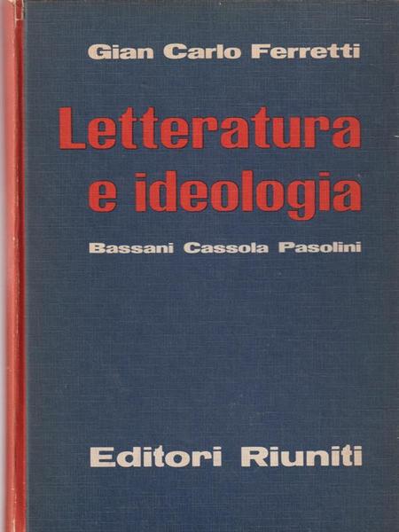Letteratura e ideologia