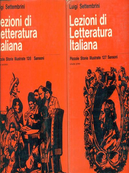 Lezioni di letteratura italiana 127-128