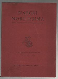 Napoli nobilissima. Vol.1 fascicolo 1 maggio-giugno 1961