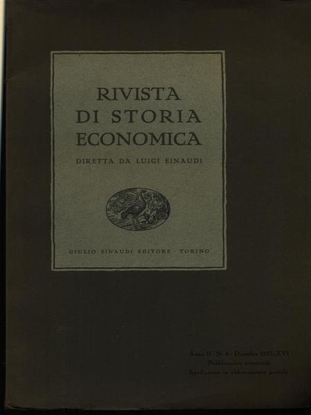 Rivista Di Storia Economica 4/1937