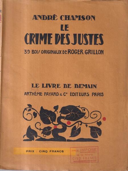 Le crime des justes