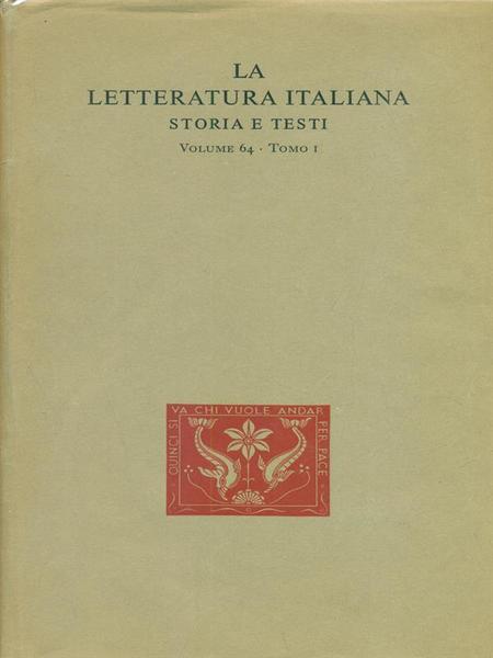 Narratori Dell'Ottocento E Del Primo Novecento, Tomo 1