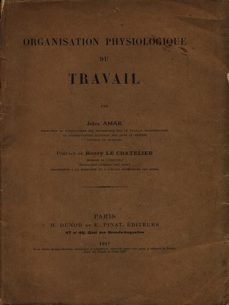 Organisation Physiologique Du Travail