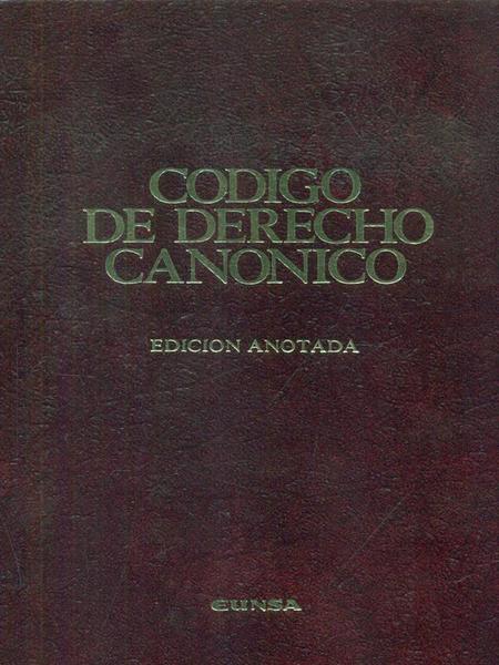 Codigo de derecho canonico