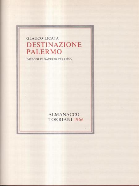 Destinazione Palermo. Almanacco Torriani. 1966