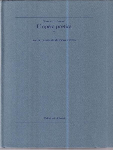 L'opera poetica