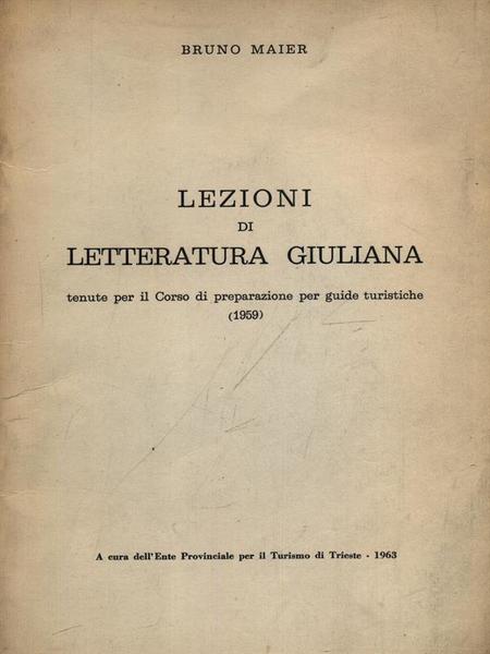 Lezioni di Letteratura Giuliana