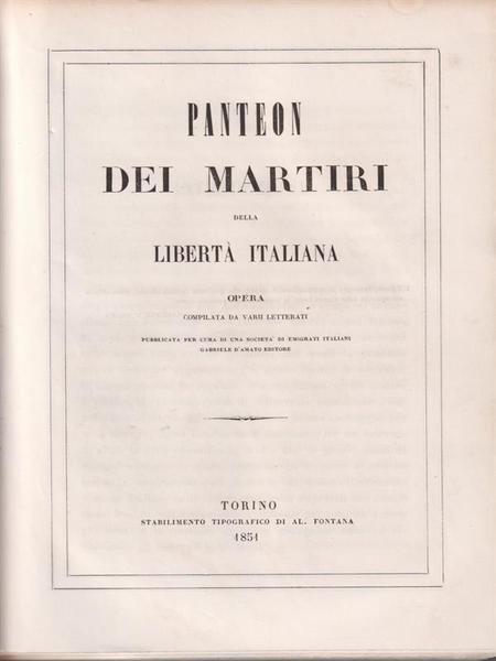 Panteon dei Martiri della Liberta' Italiana