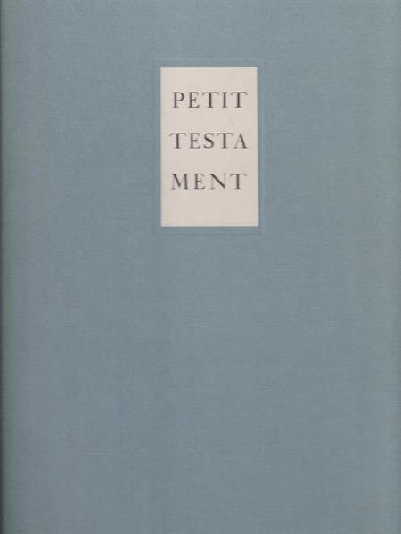 Petit Testament