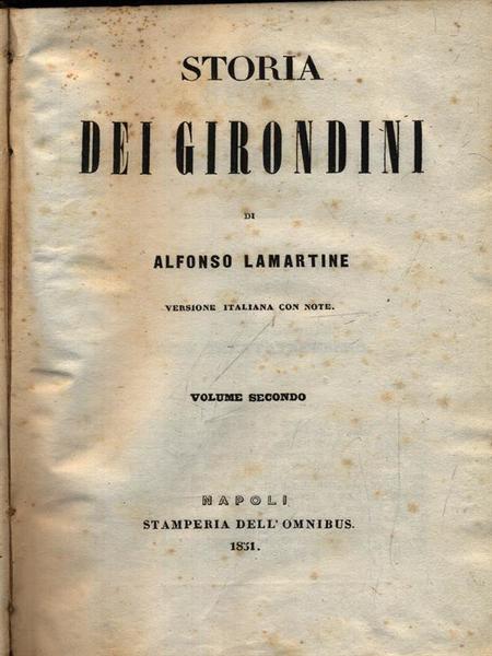 Storia Dei Girondini 2 Vol.