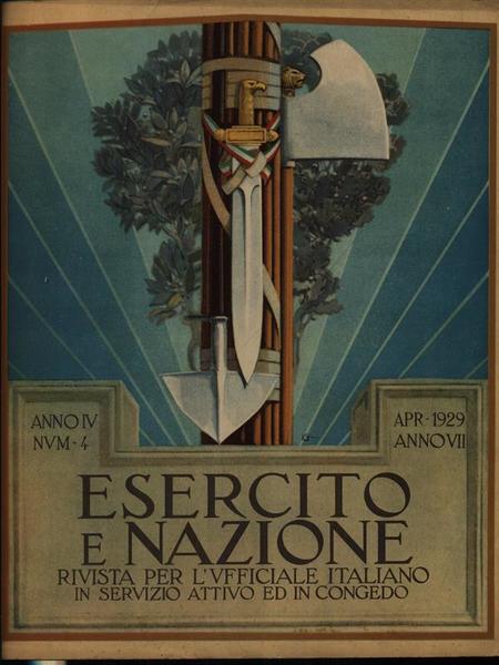 Esercito e Nazione n. 4/aprile 1929