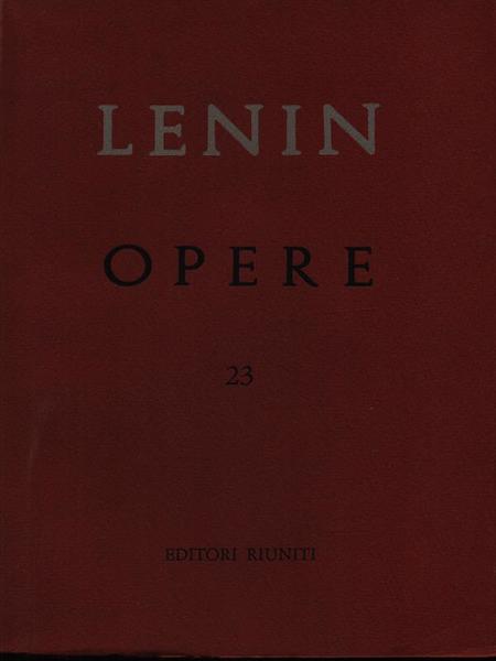 Opere vol. 23