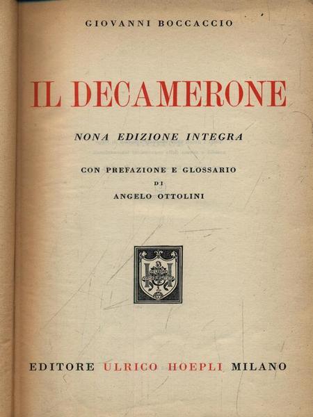 Il Decamerone