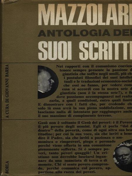 Mazzolari Antologia dei suoi scritti