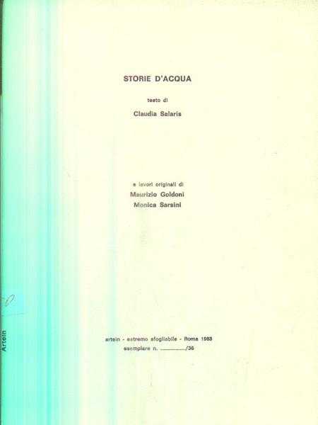 Storie d'acqua