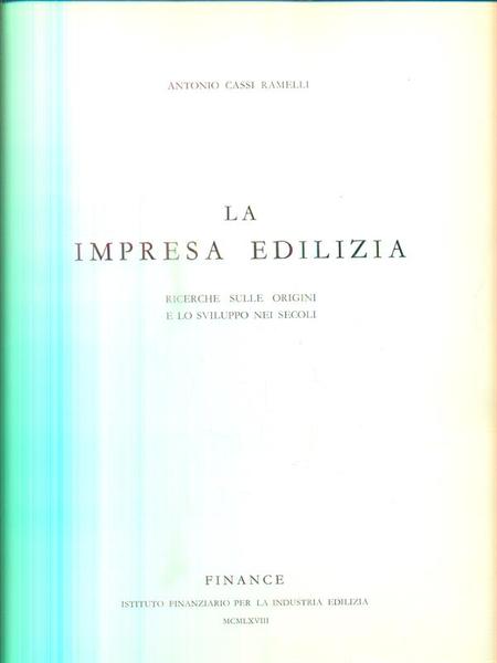 La impresa edilizia