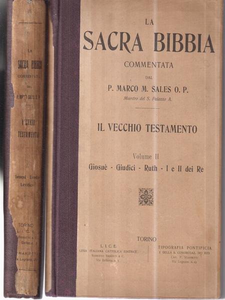 La sacra Bibbia - Il vecchio testamento 2voll