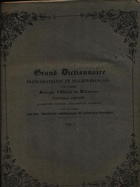Grand dictionnaire francais italien et italien francais 2vv