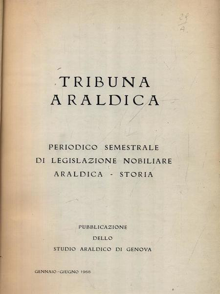 Tribuna araldica 1968-1969-1970