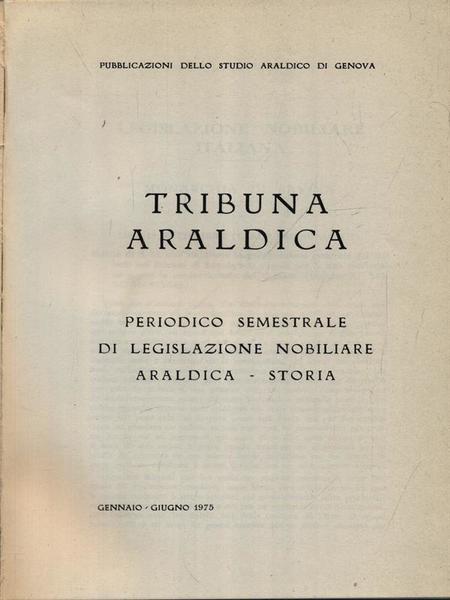 Tribuna araldica 1975-1976
