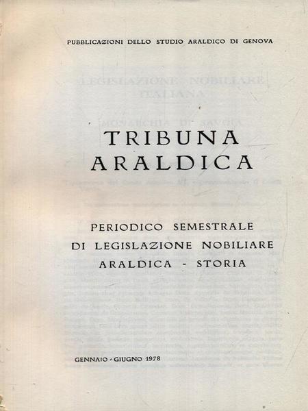 Tribuna araldica 1978-1980