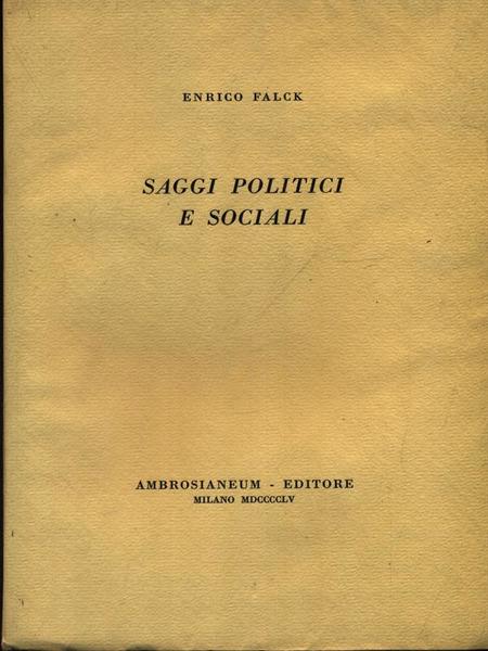 Saggi spolitici e sociali
