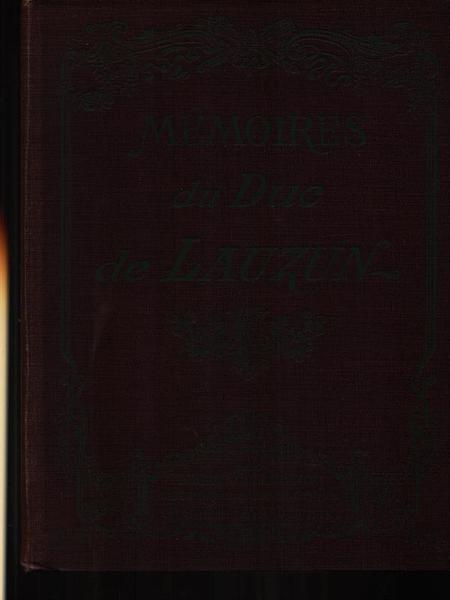 Memoires du duc de Lauzun