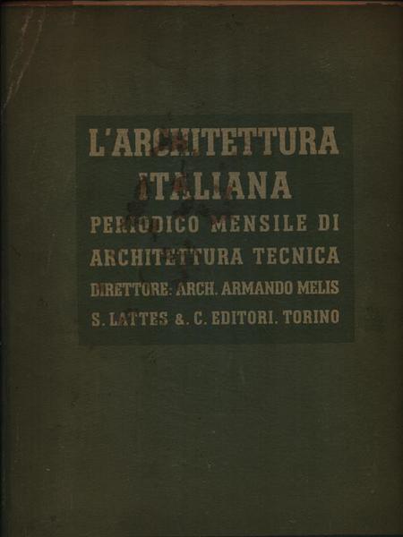 L'architettura italiana 1937