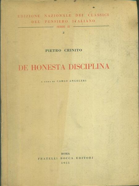 De honesta disciplina