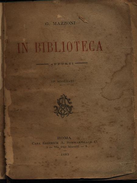 In biblioteca