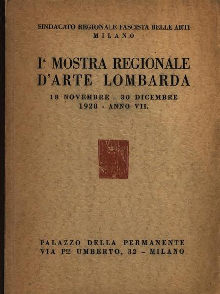 1 Mostra regionale d'arte lombarda