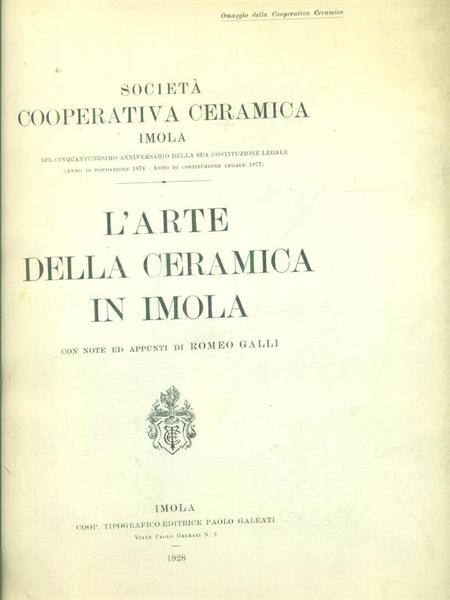 L'arte della ceramica in Imola