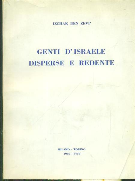 Genti d'Israele disperse e redente