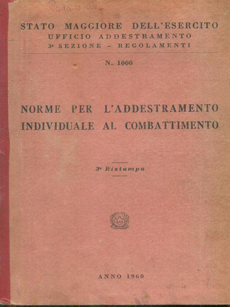 Norme per l'addestramento individuale al combattimento