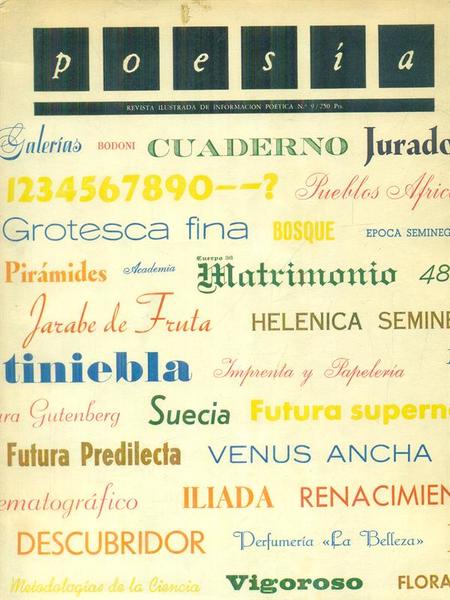 Poesia n. 9/otono 1980