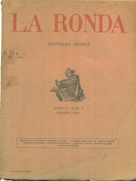 La Ronda n.2/maggio 1919
