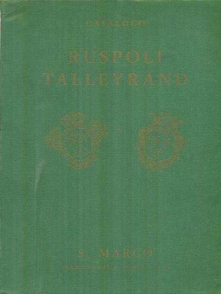 Catalogo Ruspoli - Tayllerand