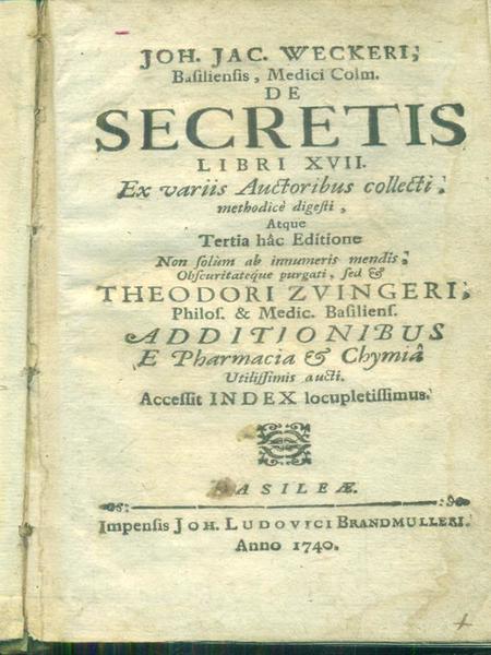 De Secretis Libri XVII