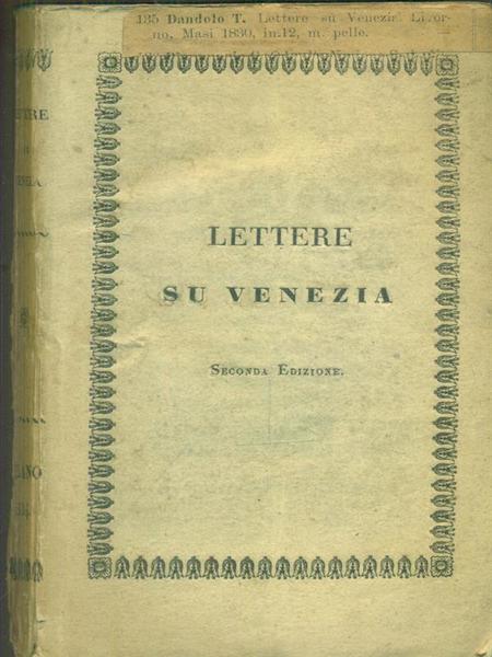 Lettere su Venezia