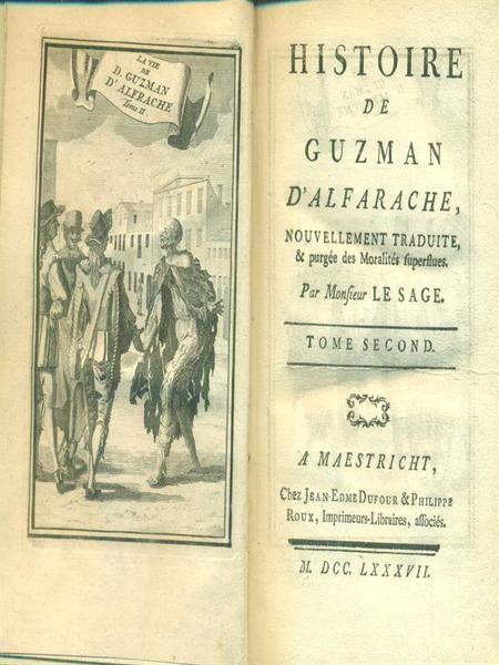 Histoire de Guzman d'Alfarache 2vv