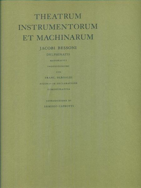 Theatrum instrumentorum et machinarum